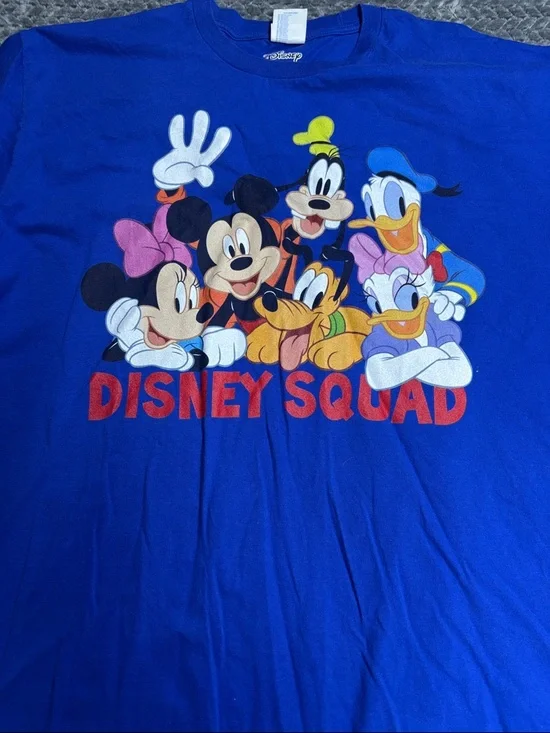 Disney Blue 'Disney Squad' Character Graphic Tee - Picture 4 of 6
